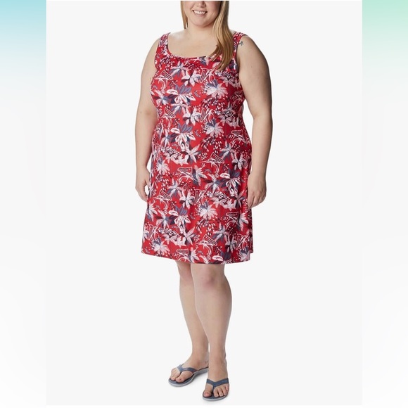 Columbia Dresses & Skirts - LAST ONE❗️Columbia PFG Omni Freeze Activewear UPF 50 Tank Dress Plus Size 3X